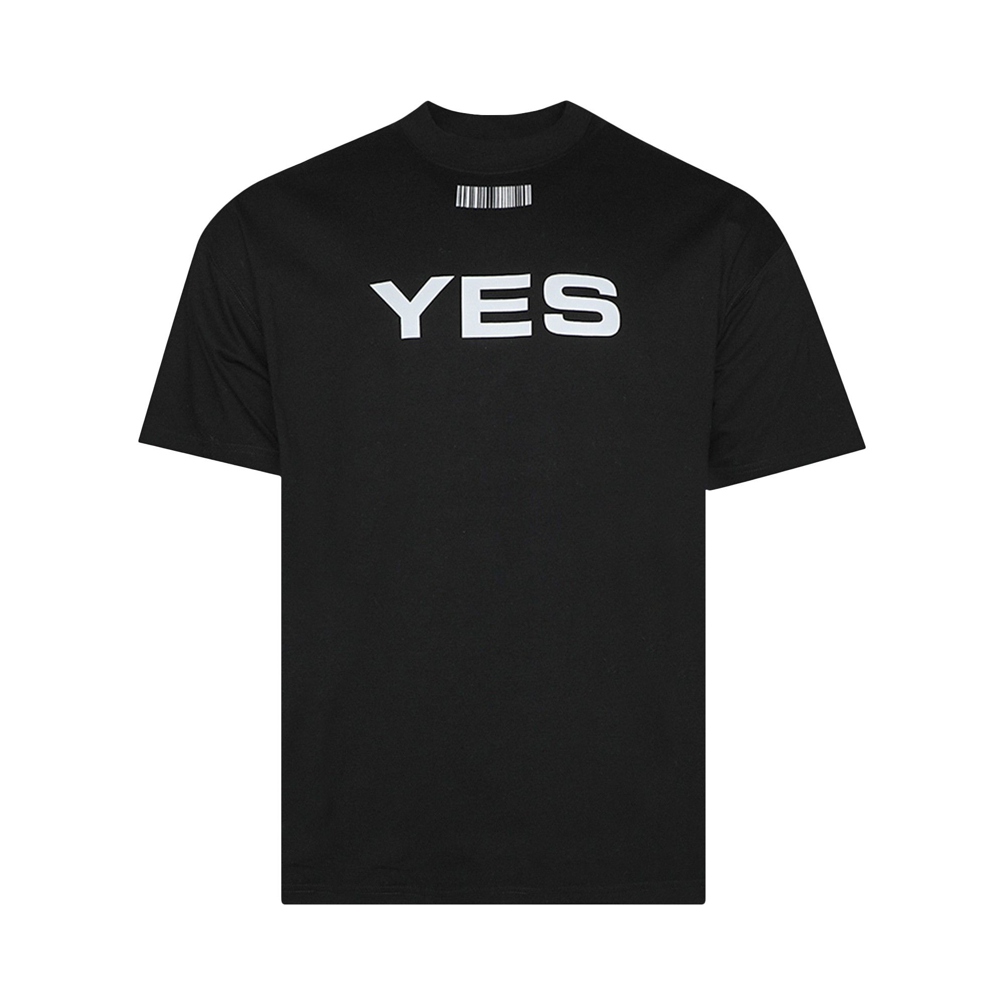 Buy VTMNTS Yes/No T-Shirt 'Black' - VL16TR240B BLAC | GOAT