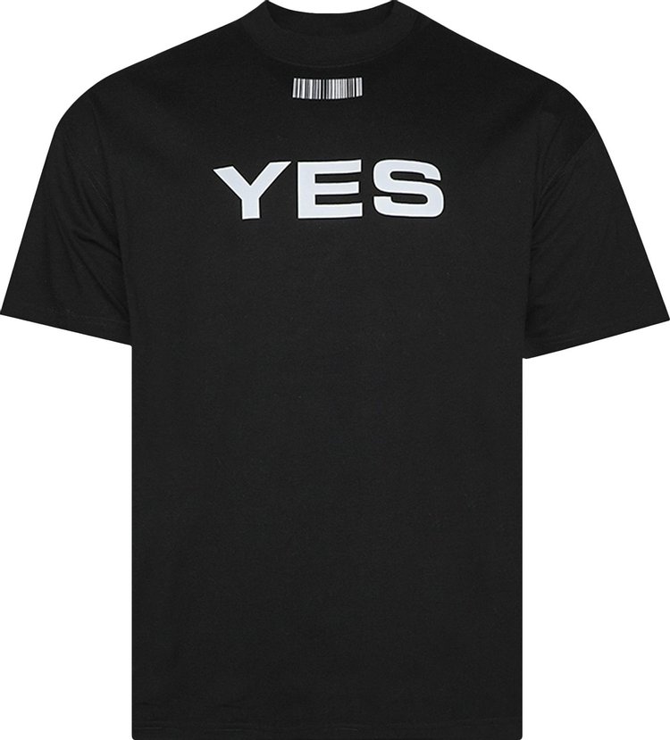 VTMNTS Yes/No T-Shirt 'Black'