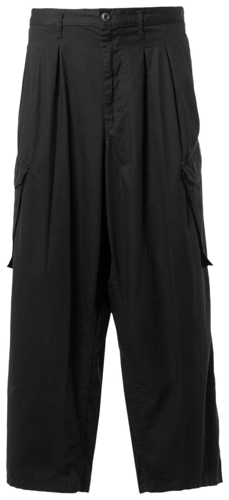 Yohji Yamamoto Pour Homme Tuck Work Pant Black