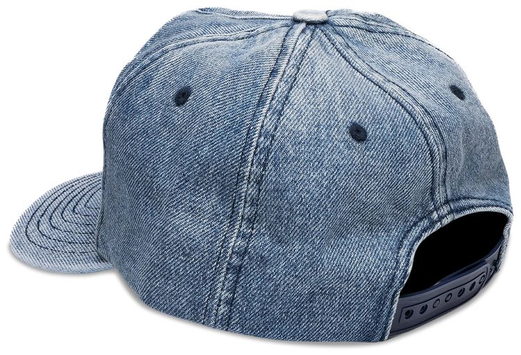Rhude Logo Denim Hat Dark Indigo