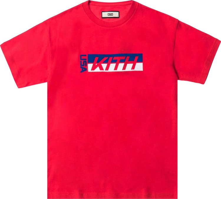 Kith USA Factory Team Tee 'Red'