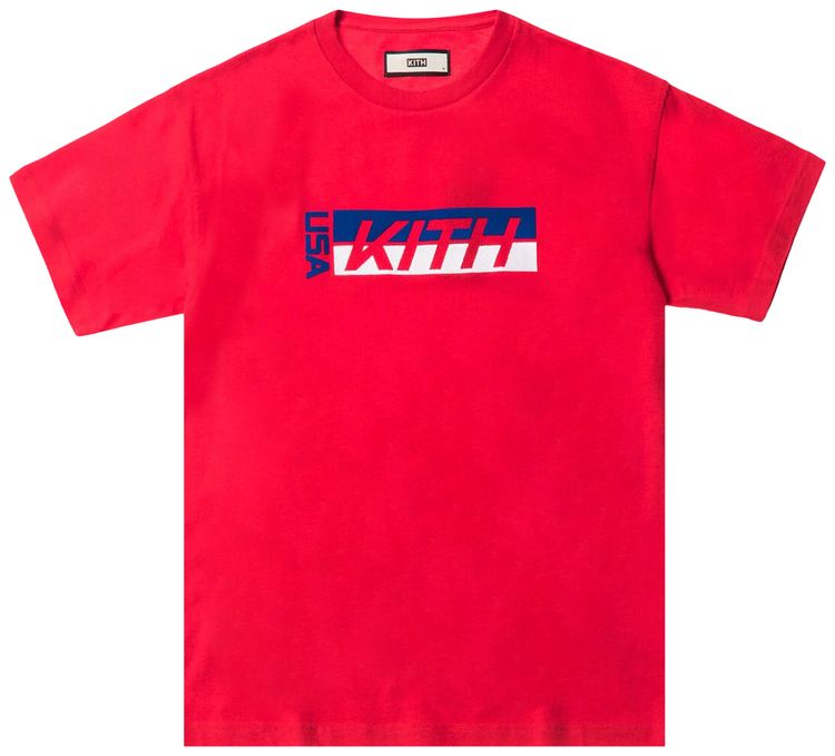 Kith USA Factory Team Tee Red