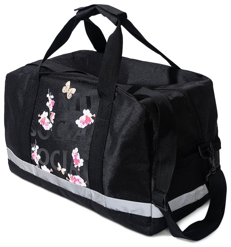 Anti Social Social Club Kkoch 3M High Vis Duffle Bag Black
