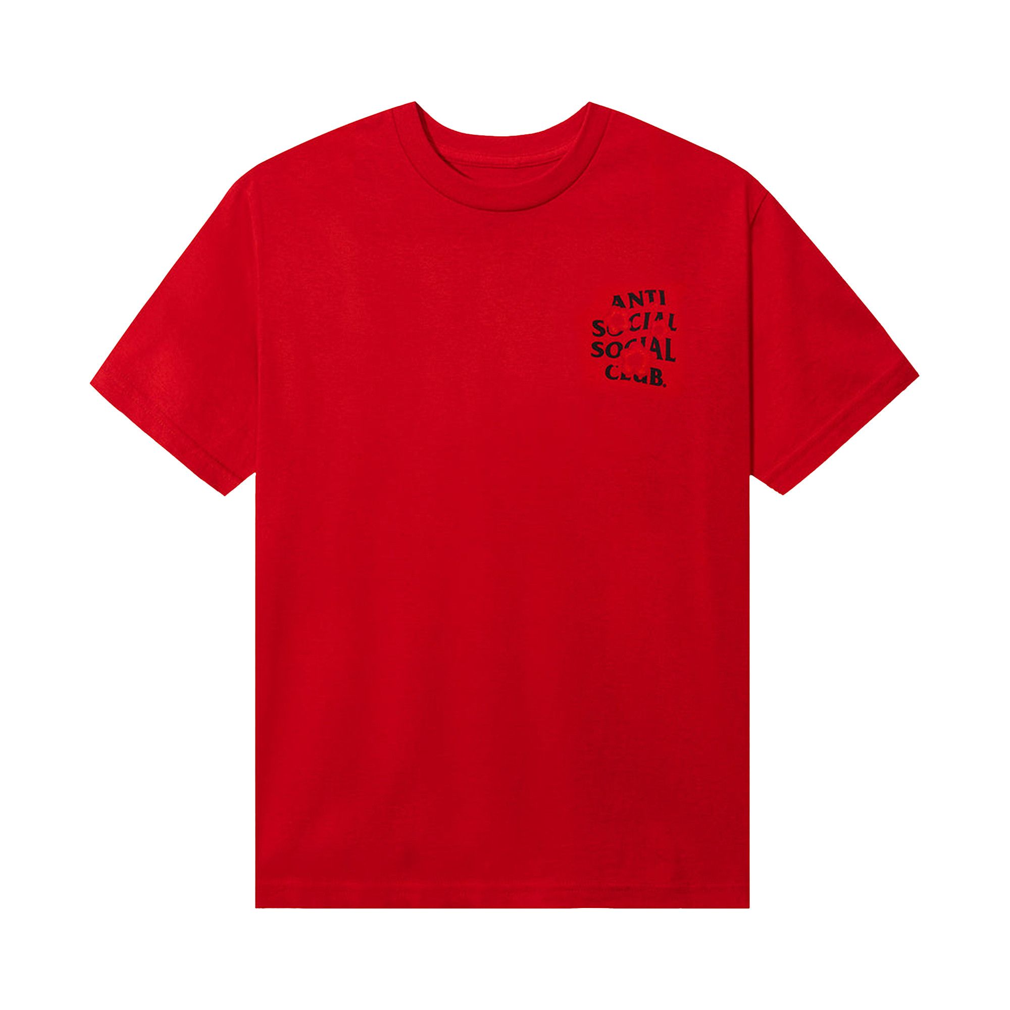 Anti Social Social Club Seeing The Feeling Tee Red