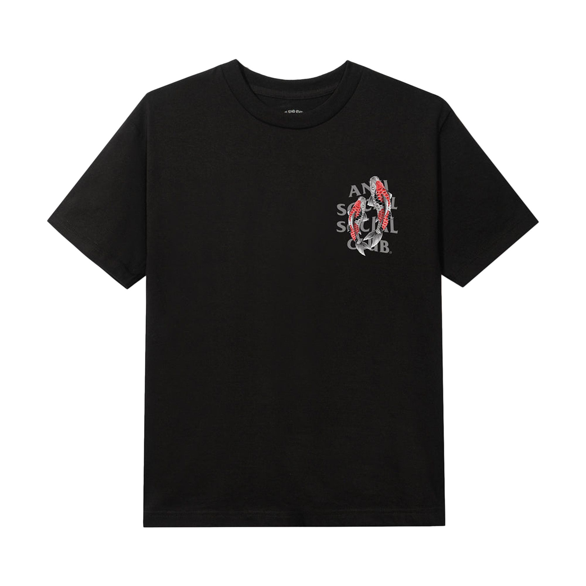 Buy Anti Social Social Club Koi Garden Tee (3M Reflective) 'Black