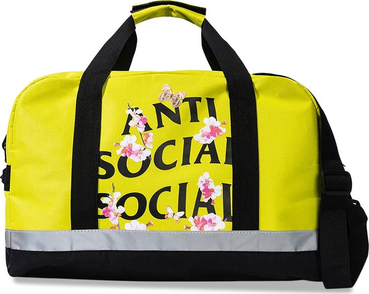 Anti Social Social Club Kkoch 3M High Vis Duffle Bag 'Neon Yellow'