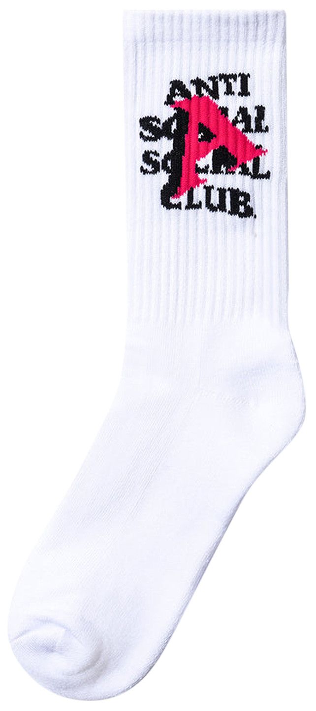 Anti Social Social Club Grade A Feet Socks White