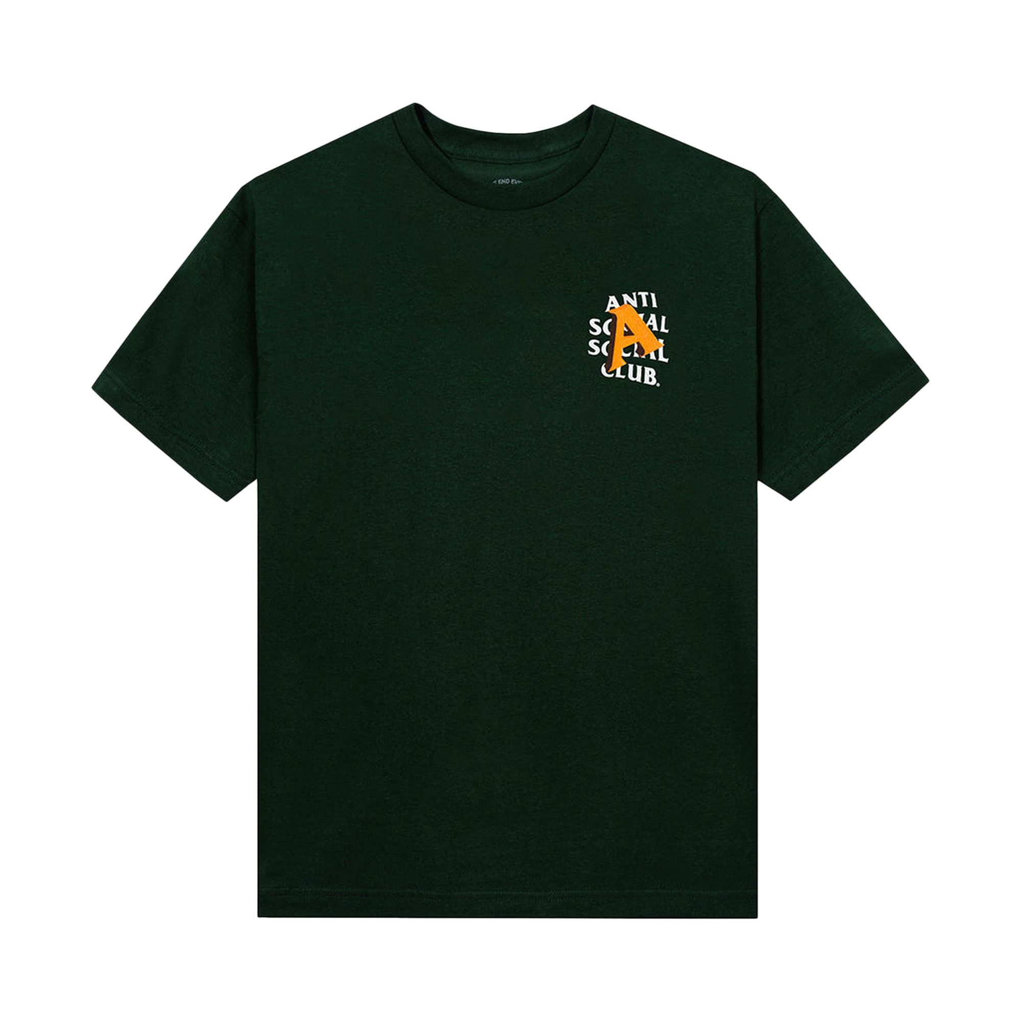 Buy Anti Social Social Club A Is For Tee Green 0657