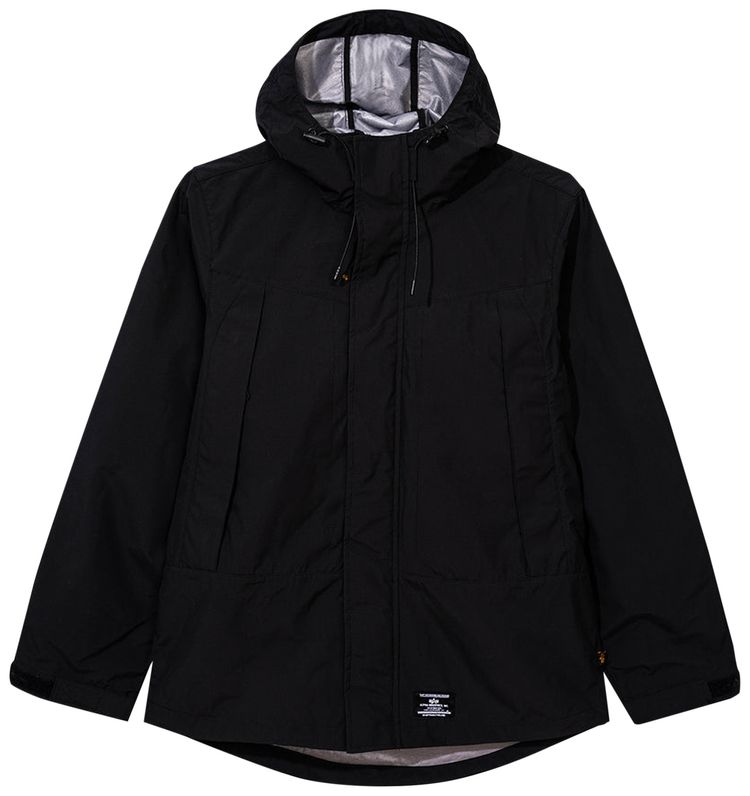 Anti Social Social Club x Alpha Nylon Rain Shell Black