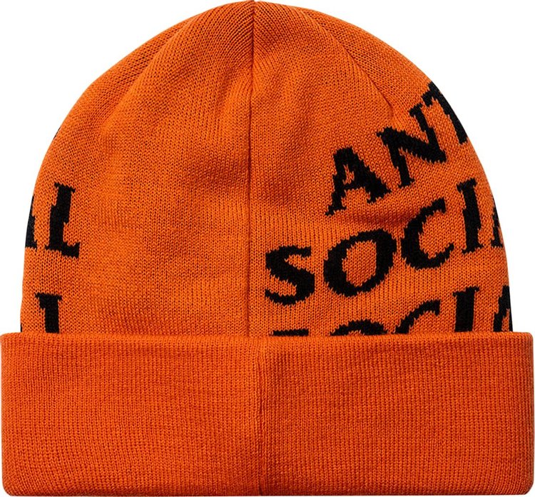 Anti Social Social Club Blair Switch Beanie Orange