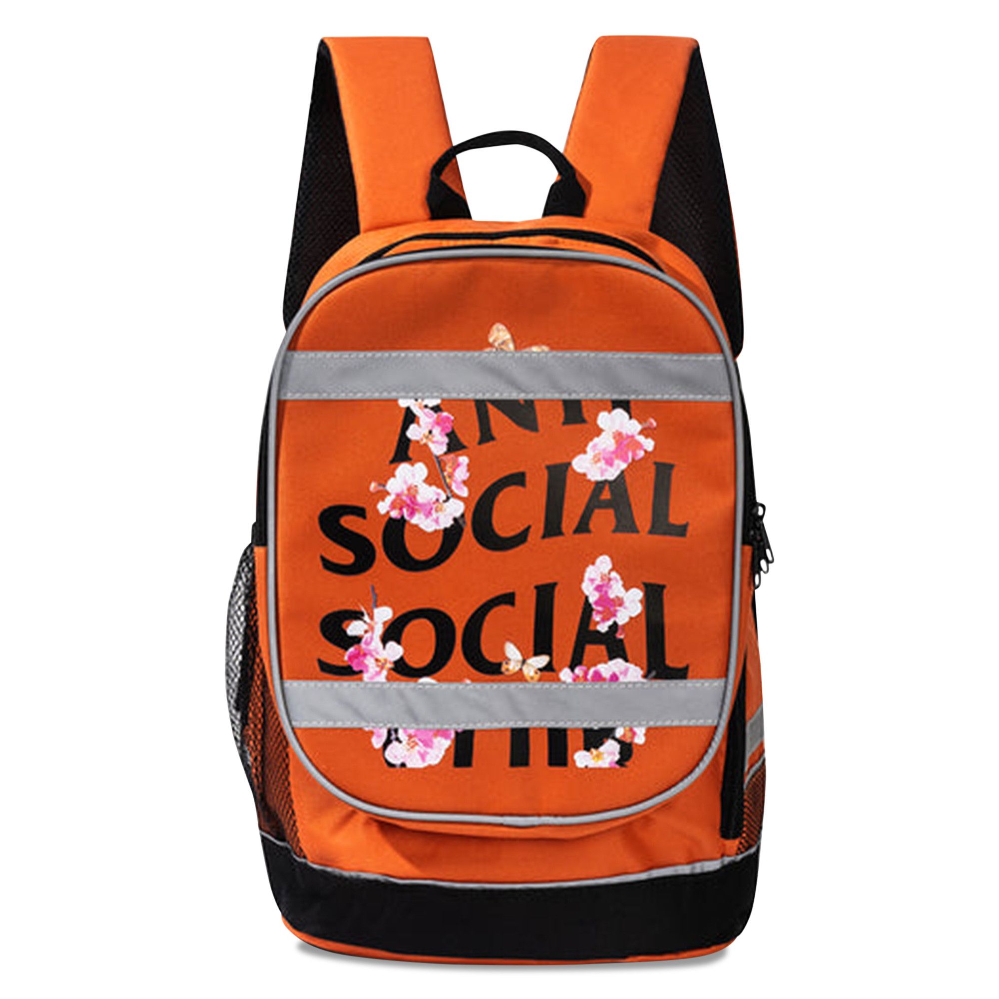 Anti Social Social Club Kkoch 3M High Vis Backpack Orange