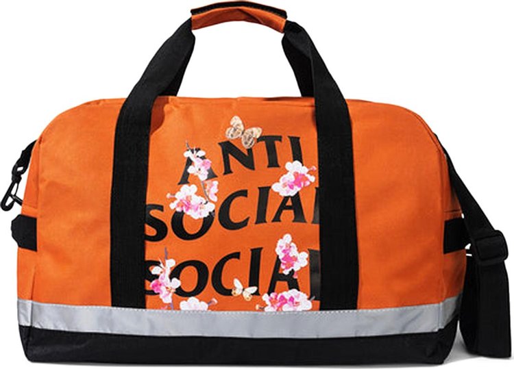 Anti Social Social Club Kkoch 3M High Vis Duffle Bag 'Orange'