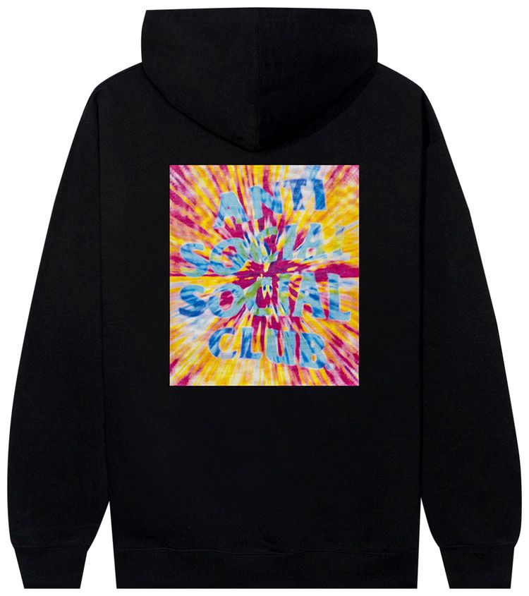 Anti Social Social Club What A TripNo Vacation Hoodie Black