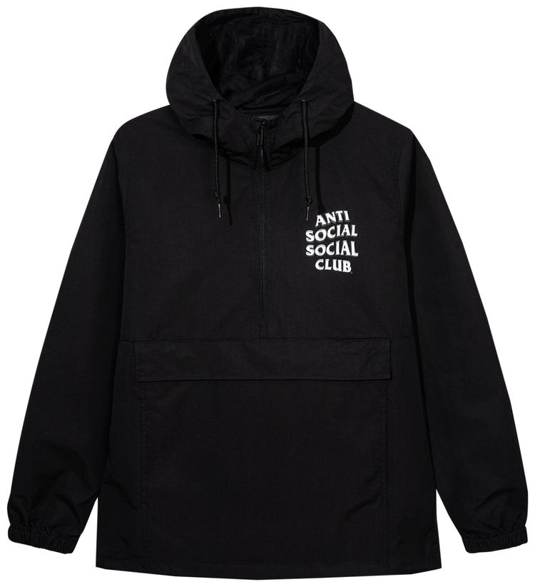 Anti Social Social Club Thought Process Anorak Black