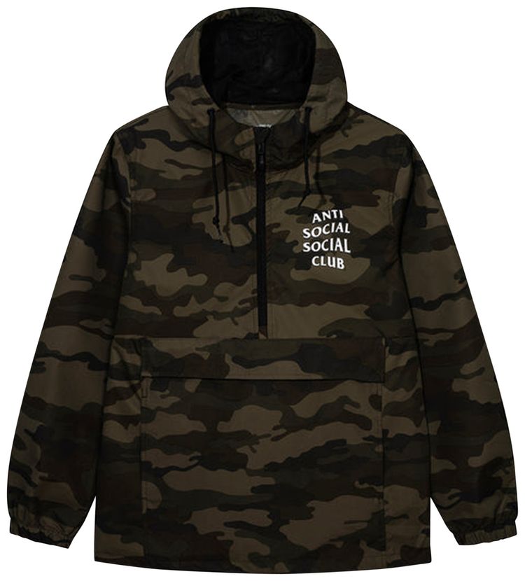 Anti Social Social Club Thought Process Anorak Forest Camo