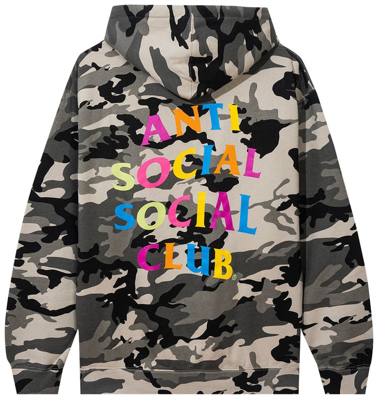 Anti Social Social Club Goodbye Forever Camo Hoodie Camo