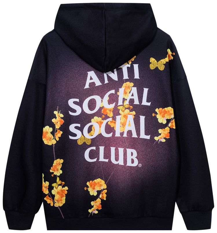 Anti Social Social Club Kkoch Engineered Hoodie Black