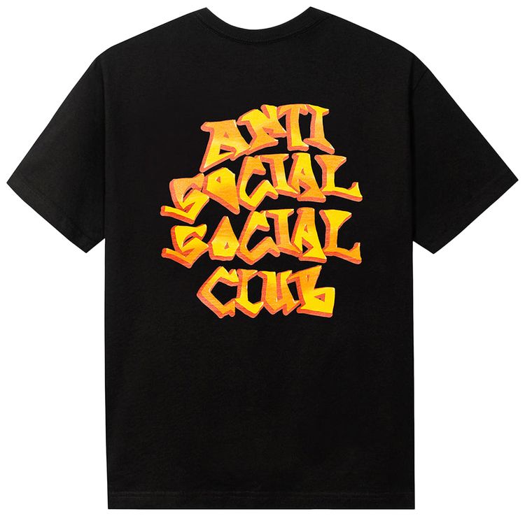 Anti Social Social Club Low Brow Tee Black
