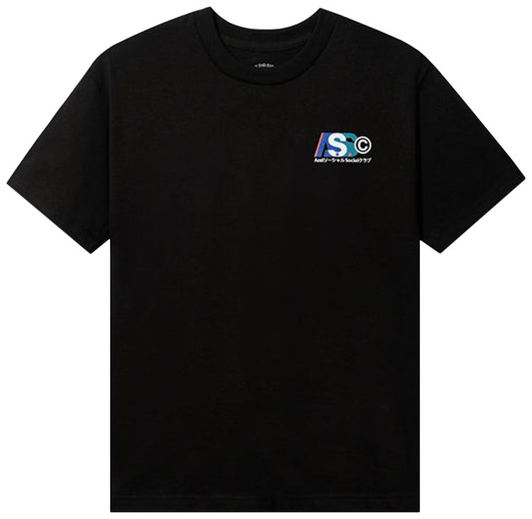 Anti Social Social Club Build Up Tee Black