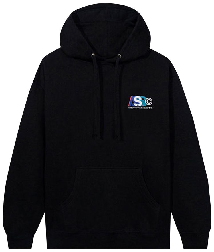 Anti Social Social Club Build Up Hoodie Black