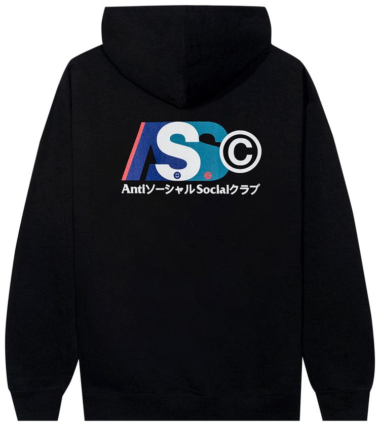 Anti Social Social Club Build Up Hoodie Black