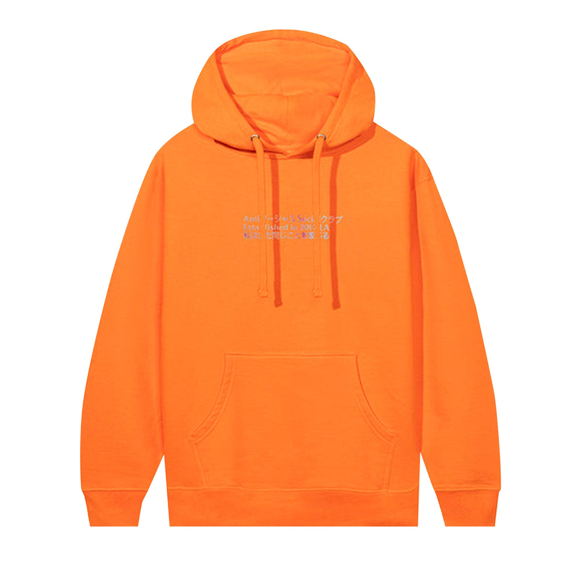 Buy Anti Social Social Club Temporary Memory Hoodie Orange