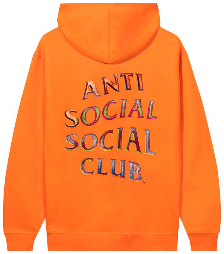Anti Social Social Club Temporary Memory Hoodie Orange