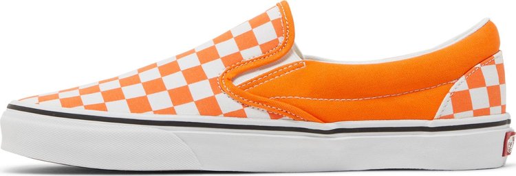 Classic Slip On Orange Tiger Checkerboard