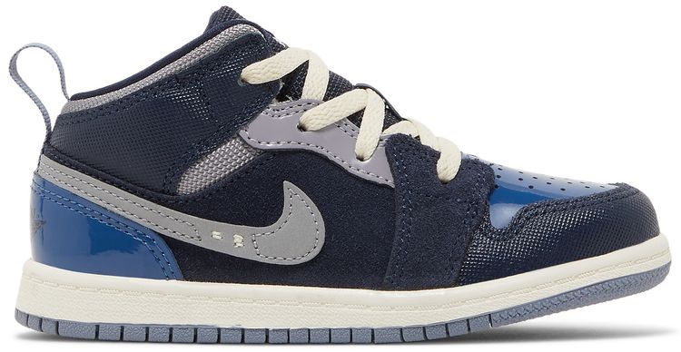 Air Jordan 1 Mid SE Craft TD Inside Out   Obsidian