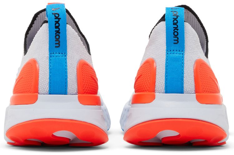 Nike Wmns React Phantom Run Flyknit 2 Grey Bright Crimson