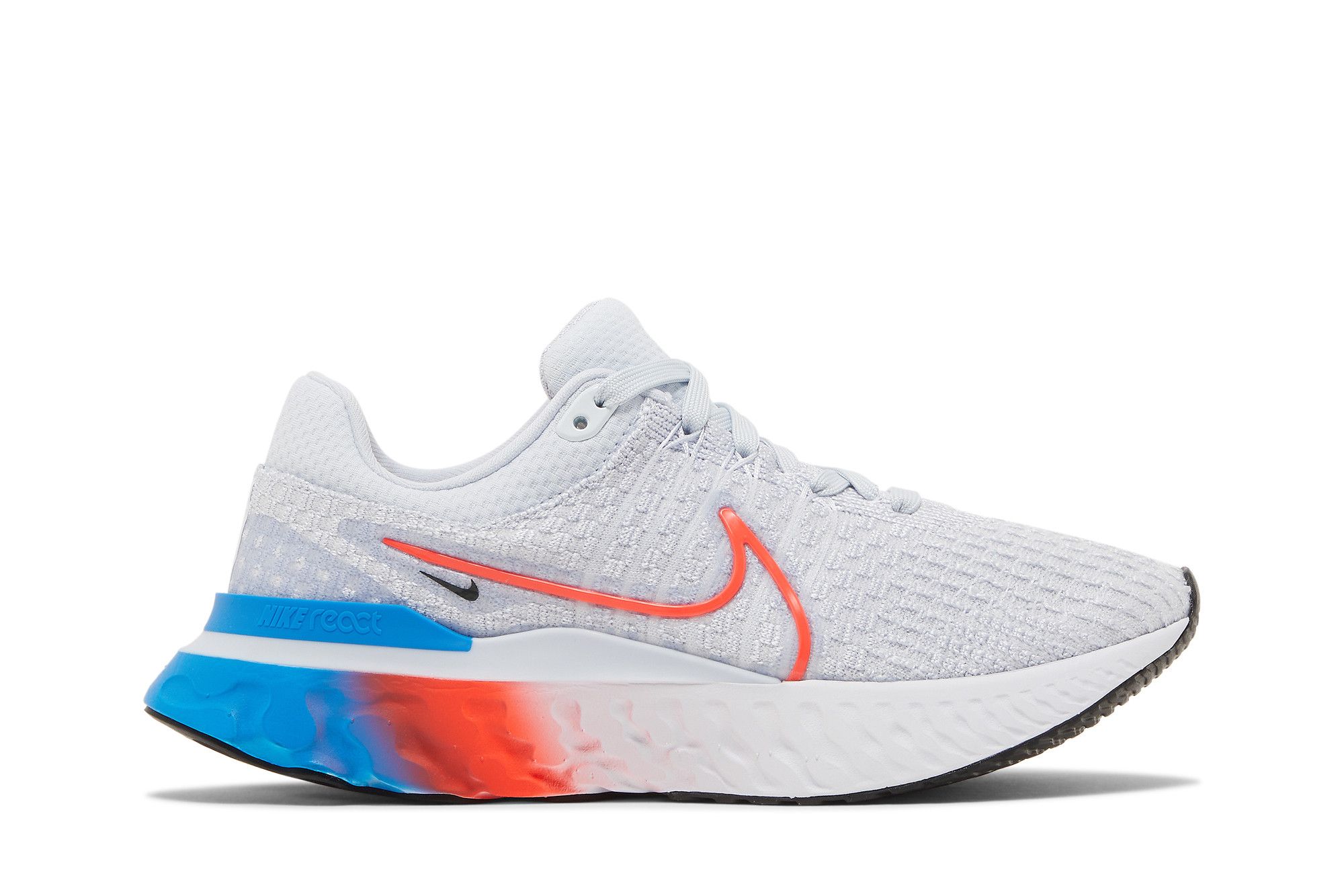 Buy Wmns React Infinity Run Flyknit 3 Grey Bright Crimson DV2178 001 GOAT