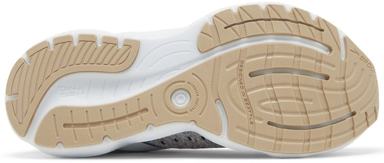 Brooks Wmns Glycerin StealthFit 20 White Black Cream