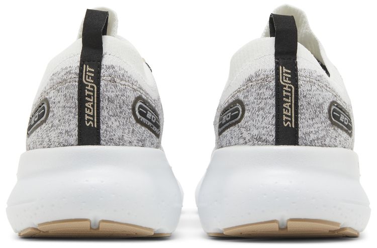 Brooks Wmns Glycerin StealthFit 20 White Black Cream