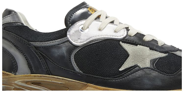 Golden Goose Dad Star Black Silver