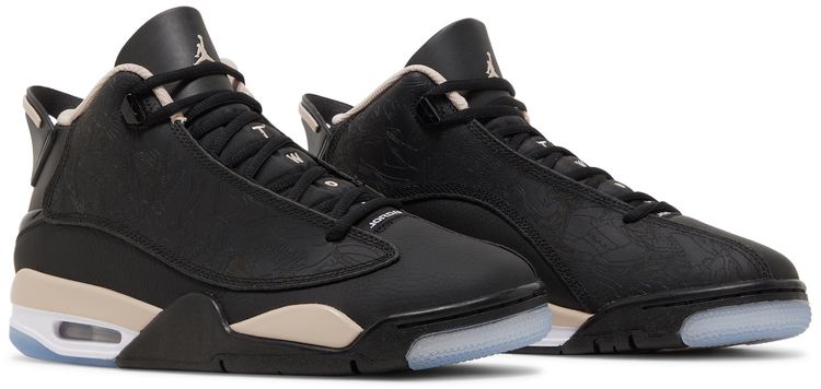 Air Jordan Dub Zero Black Fossil Stone