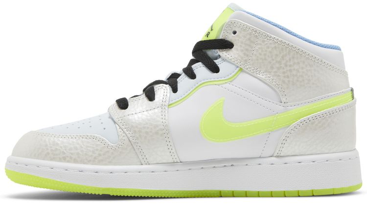 Air Jordan 1 Mid SE GS Warped Swoosh