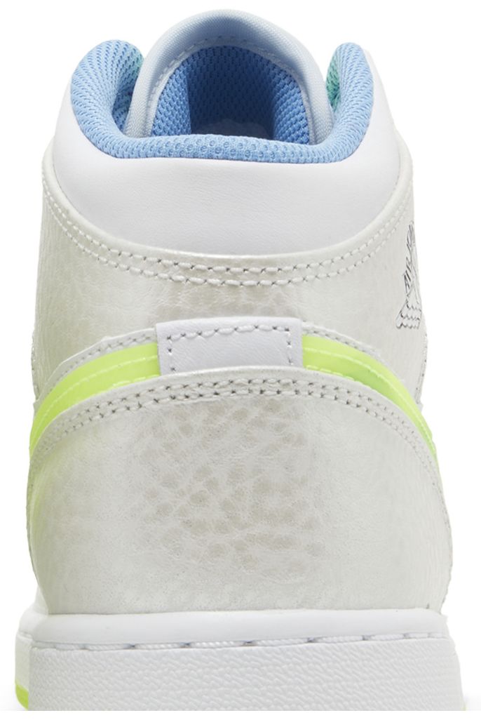 Air Jordan 1 Mid SE GS Warped Swoosh