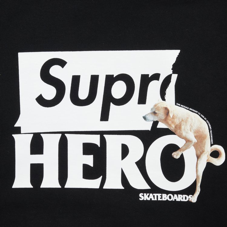 Supreme x ANTIHERO Hooded Sweatshirt Black