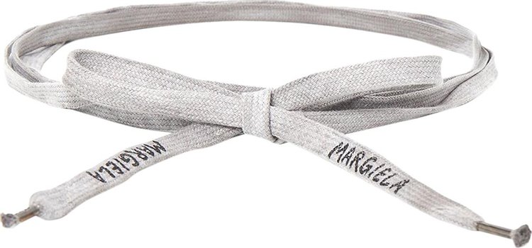 Maison Margiela Metallic Lace Belt 'White'