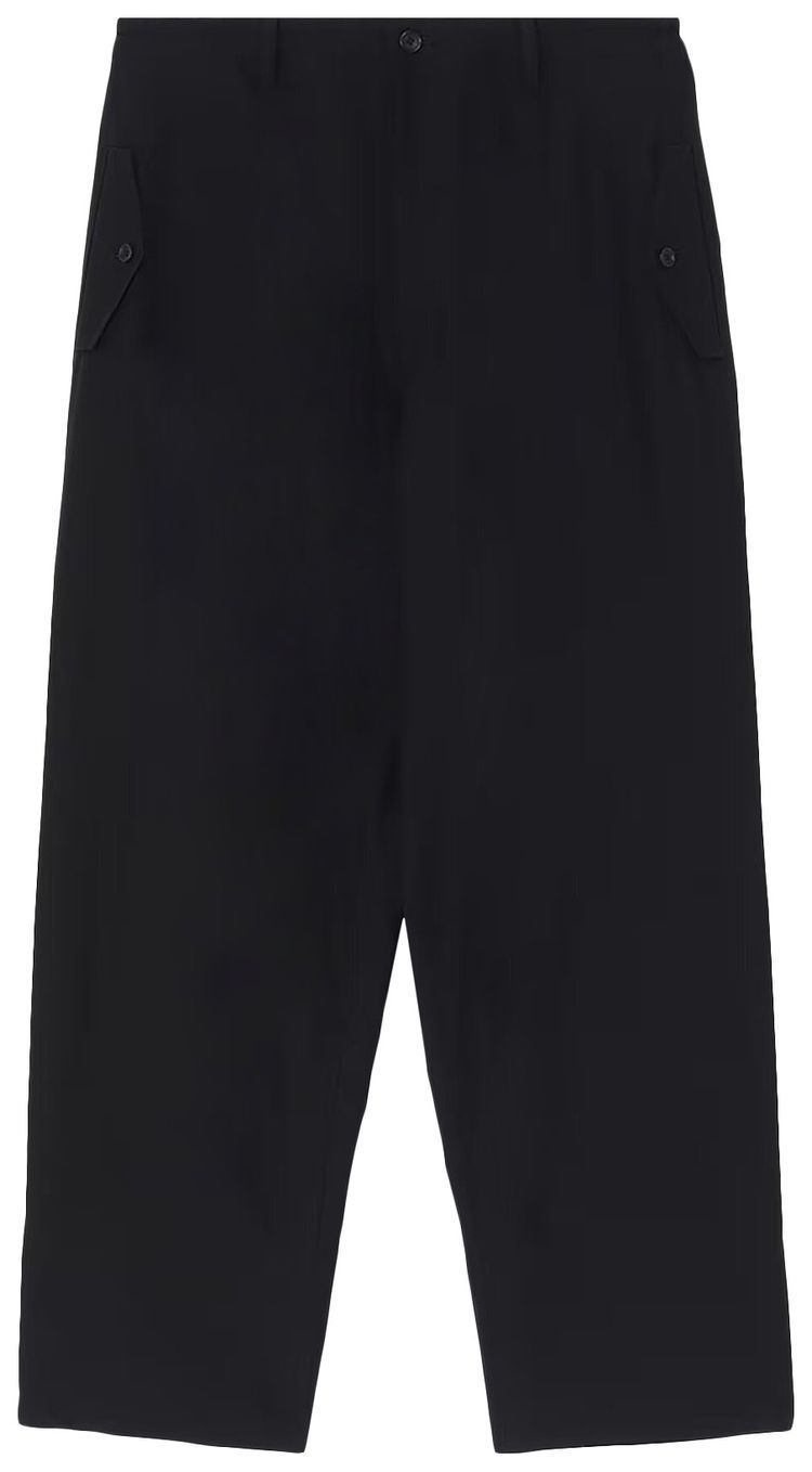 Yohji Yamamoto Pour Homme Hem With Interfacing Pants Black