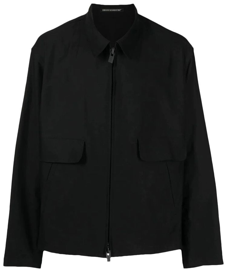 Yohji Yamamoto Pour Homme One Layer Single Riders Jacket Black
