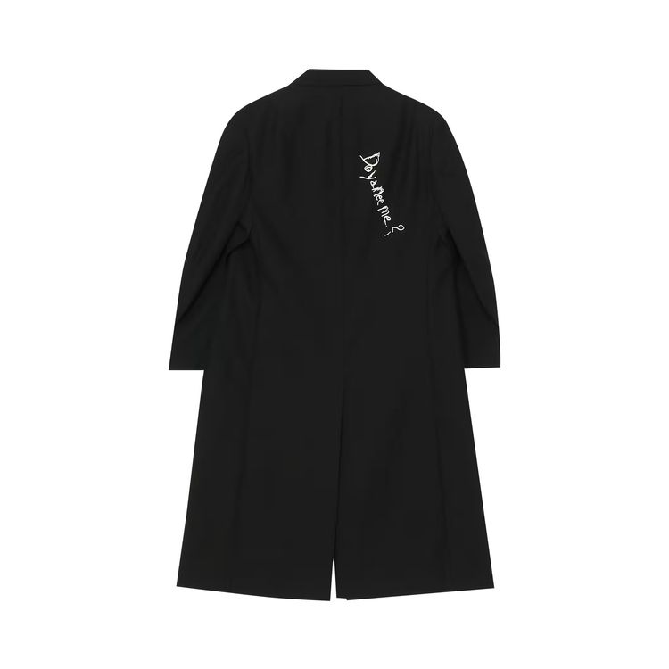 Yohji Yamamoto Pour Homme Embroidery 5 Pockets Jacket Black