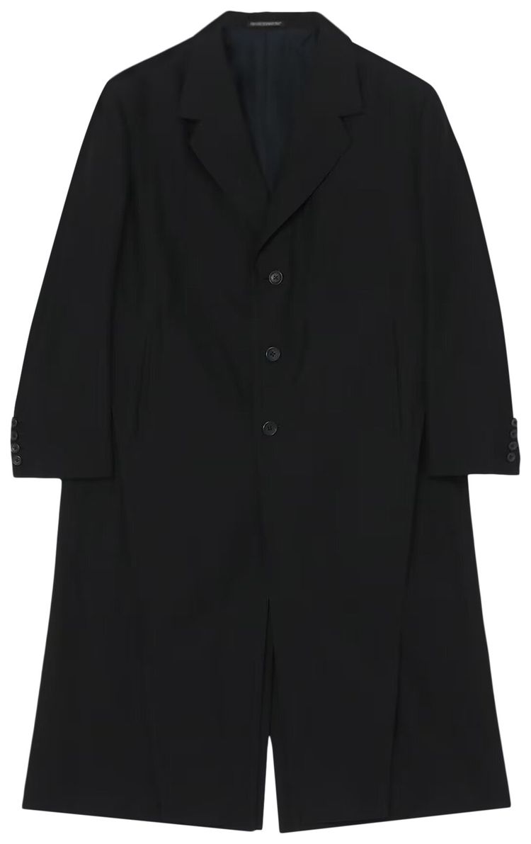 Yohji Yamamoto Pour Homme Embroidery 5 Pockets Jacket Black