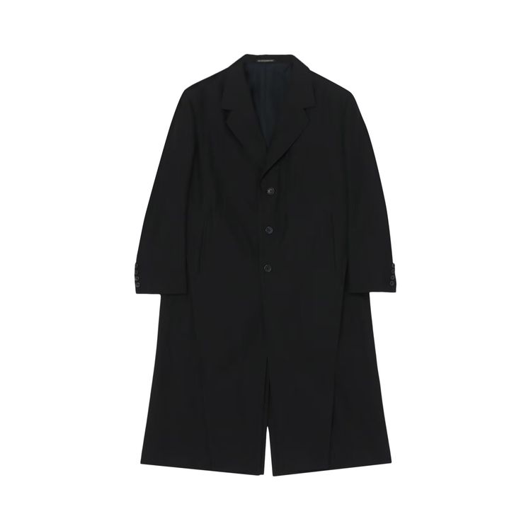 Yohji Yamamoto Fam cotton Back Chain Design tailored jacket FM-J44-001 black 1