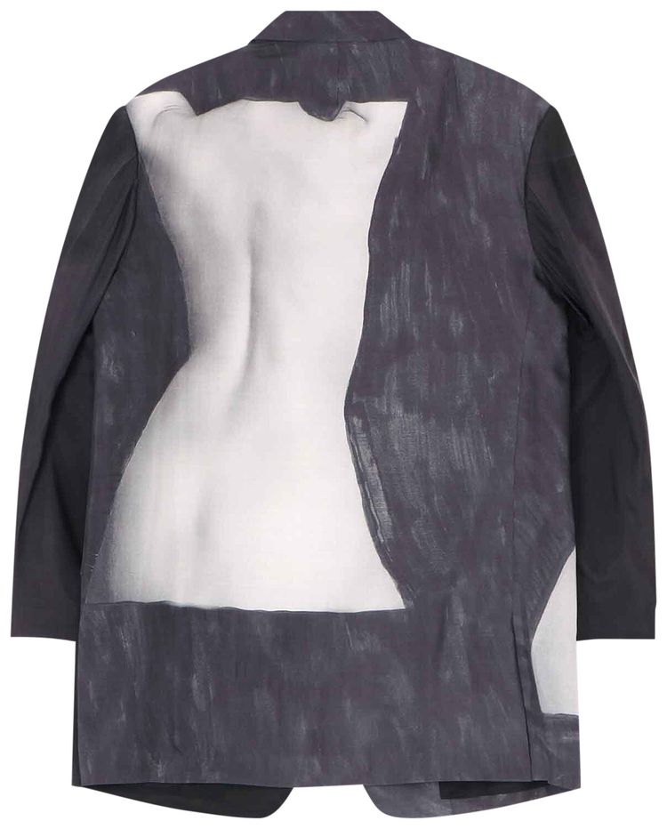Yohji Yamamoto Pour Homme Nude 5 Design 3BS Jacket Black
