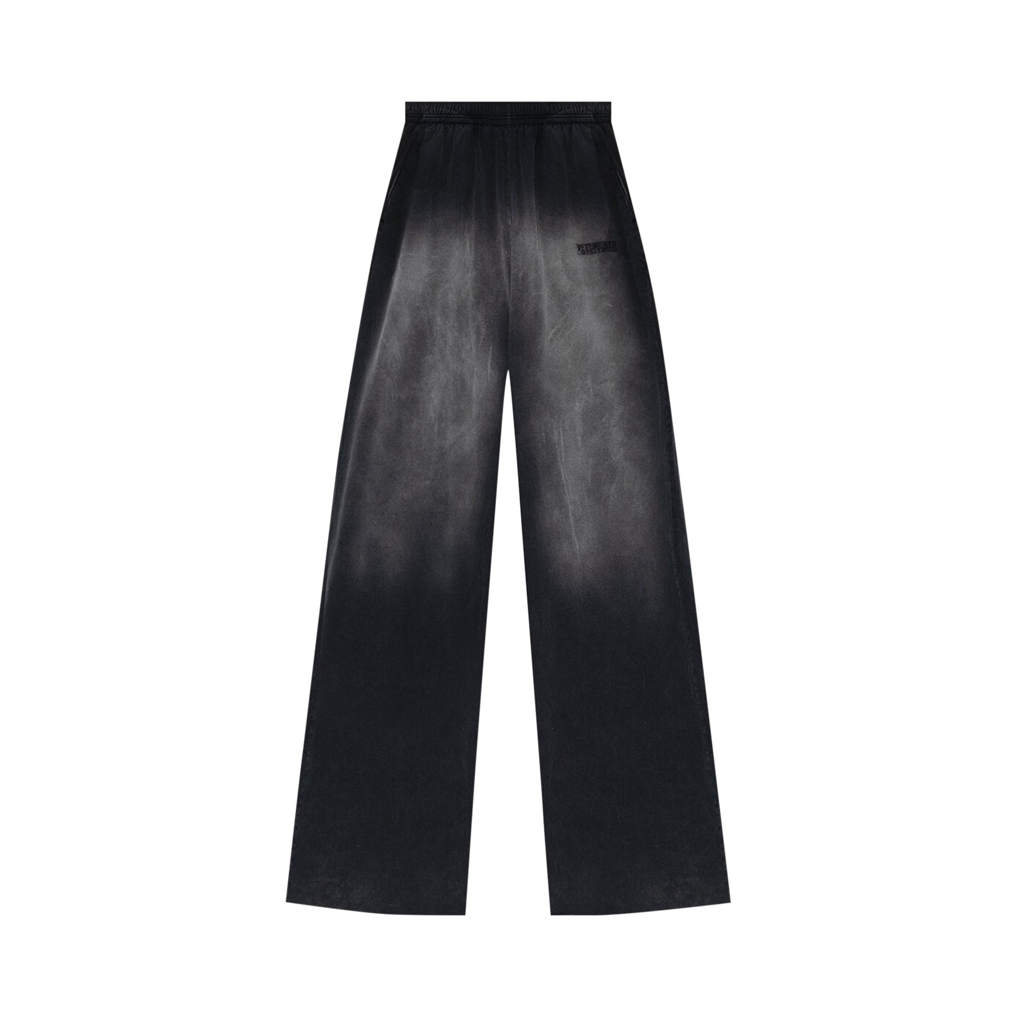 Vetements Double Jersey Sweatpants 'Washed Black'