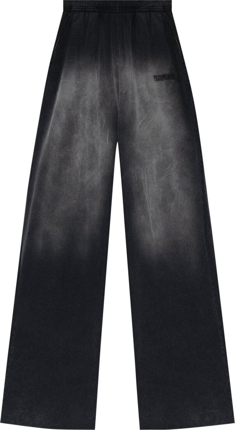 Buy Vetements Double Jersey Sweatpants 'Washed Black' - UE63SP110B