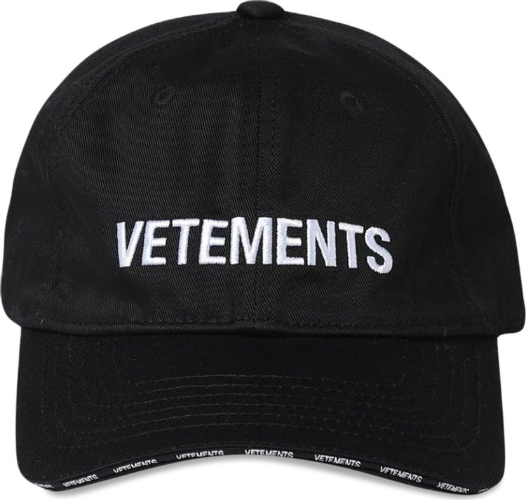 Vetements Iconic Logo Cap 'Black'