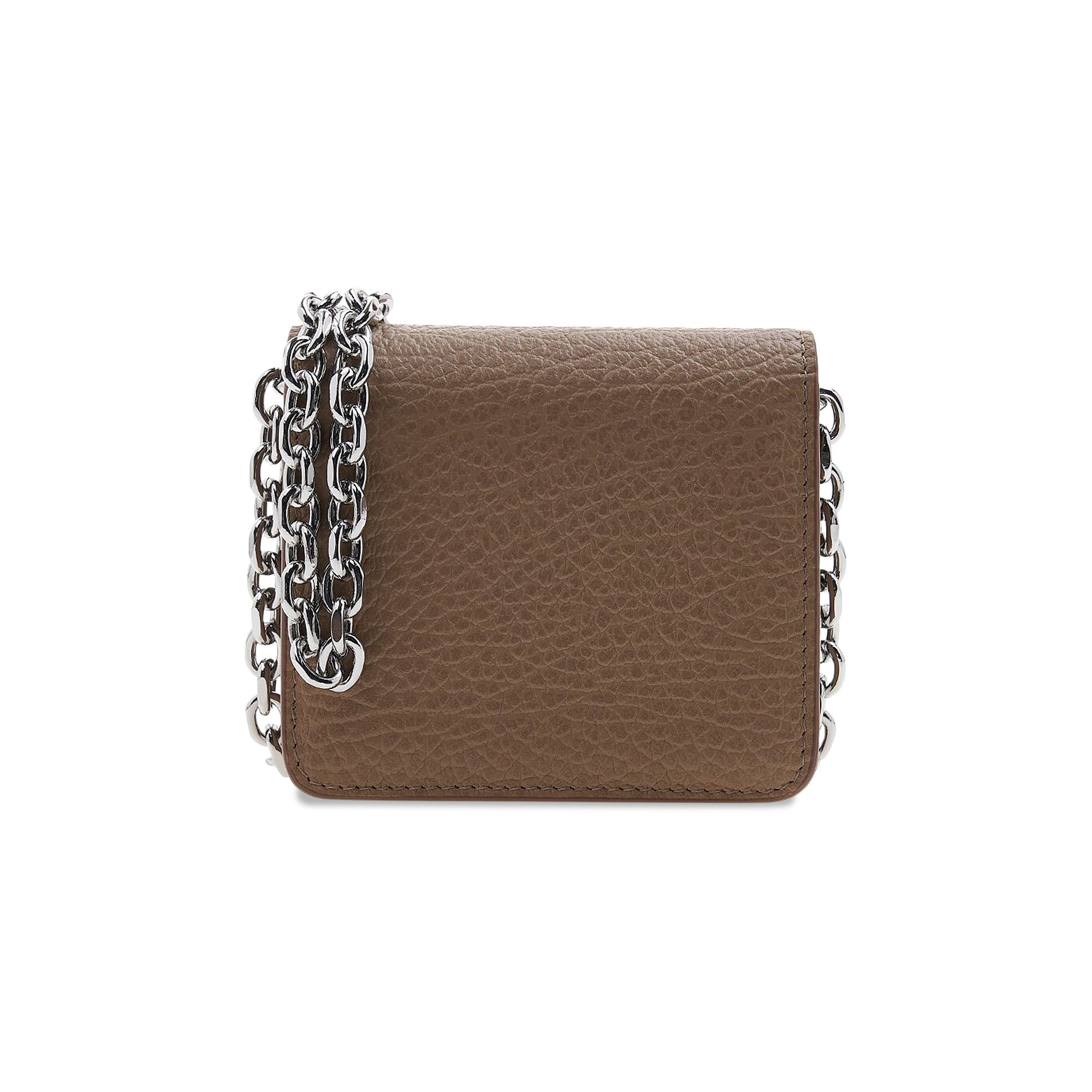 MAISON MARGIELA★SMALL LEATHER CHAIN WALLET SA3UI0009 P4455 Buy Maison Margiela Small Chain Wallet 'Chamois' - SA3UI0009