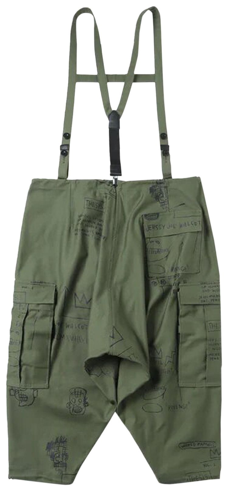 Junya Watanabe Jean Michel Suspender Pants Military Green